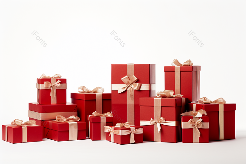 有惊喜的新年节日礼物盒,高清,摄影图,摄影图片,图片大全,摄影图免费下载